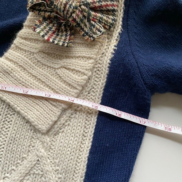 ANTHROPOLOGIE CARDIGAN SCOTTIE DOG BUTTON BOWS - Picture 7 of 8